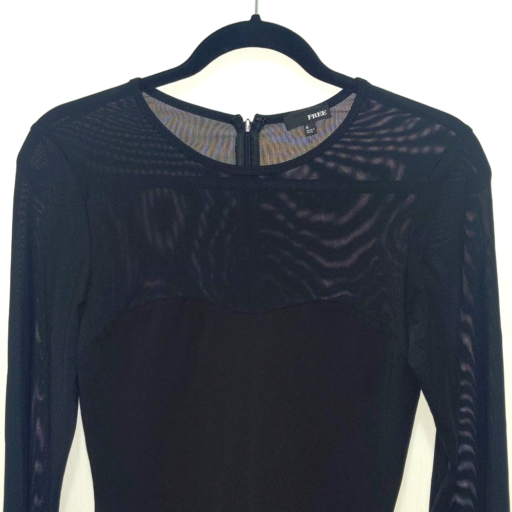 Wilfred Black sheer dress - Picture 2 of 3